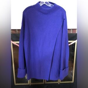 Athleta Azalea Blue Sweater Size XL NWOT